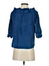 Style Envy Blue 3/4 Sleeve Blouse Size S - photo 2