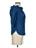 Style Envy Blue 3/4 Sleeve Blouse Size S - photo 4
