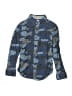 Splendid Camo Blue Long Sleeve Button-Down Shirt Size 10 - photo 1