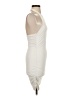 Shein Solid Ivory Cocktail Dress Size 4 - photo 4