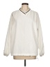 Tommy Hilfiger 100% Polyester Ivory Long Sleeve Blouse Size L - photo 1