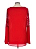 Apt. 9 100% Polyester Red Long Sleeve Blouse Size L - photo 2