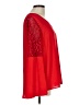 Apt. 9 100% Polyester Red Long Sleeve Blouse Size L - photo 4