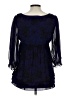ECI Blue 3/4 Sleeve Blouse Size L - photo 2