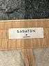 Babaton 100% Polyurethane Metallic Tan Track Pants Size M - photo 7