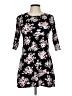 Lily Bleu Floral Black Casual Dress Size 12 - photo 1
