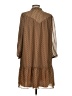Ann Taylor LOFT 100% Polyester Brown Casual Dress Size XS - photo 2