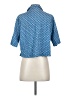 Haute Hippie 100% Polyester Polka Dots Blue Short Sleeve Blouse Size S - photo 2