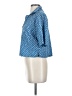 Haute Hippie 100% Polyester Polka Dots Blue Short Sleeve Blouse Size S - photo 5