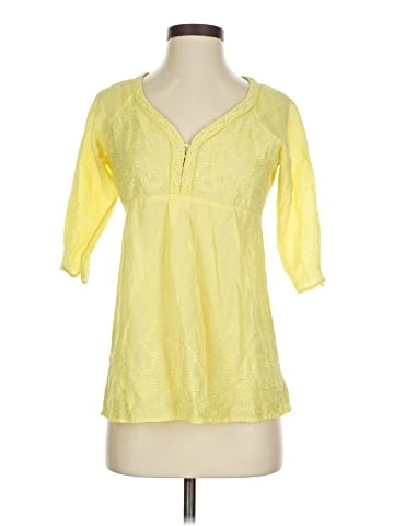 BCBGMAXAZRIA 3/4 Sleeve Blouse (view 1)