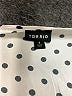 Torrid 100% Polyester Polka Dots White 3/4 Sleeve Blouse Size 4X Plus (4) - photo 7