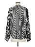 Torrid Stripes Black Long Sleeve Blouse Size Med Plus (00) - photo 2
