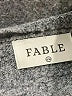 Fable Stripes Gray Pullover Sweater Size Sm - Med - photo 7