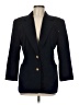 Bill Blass 100% Wool Black Wool Blazer Size 6 - photo 1