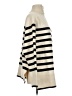 H&M Stripes Ivory Turtleneck Sweater Size S - photo 4