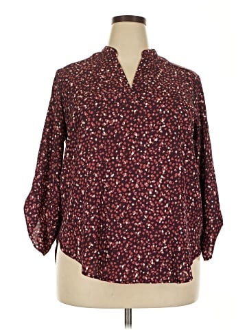 Lush 3/4 Sleeve Blouse (view 1)