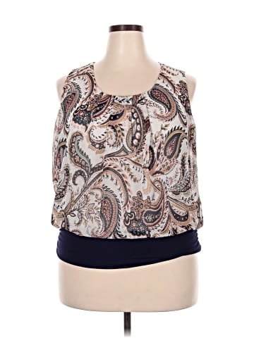 Fashion Magazine Sleeveless Blouse (view 1)
