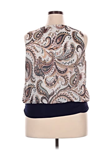 Fashion Magazine Sleeveless Blouse (view 2)
