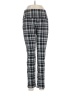 Slim-Sation by Multiples Plaid Black Casual Pants Size M - photo 1