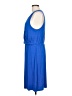 Old Navy Solid Blue Casual Dress Size L - photo 5