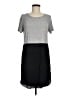 Splendid 100% Rayon Color Block Gray Casual Dress Size M - photo 1