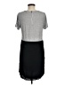 Splendid 100% Rayon Color Block Gray Casual Dress Size M - photo 2