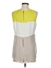 BCBGMAXAZRIA Color Block Yellow Gray Sleeveless Blouse Size S - photo 2