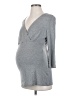 a:glow Gray 3/4 Sleeve Top Size S - photo 1