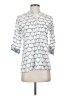 Roberta Roller Rabbit 100% Cotton Hearts White 3/4 Sleeve Blouse Size XS - photo 1
