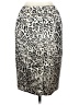 Talbots Animal Print Silver Casual Skirt Size 4 - photo 2