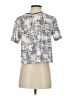Forever 21 Silver Short Sleeve Blouse Size S - photo 2