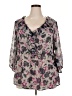 Old Navy Plus Gray 3/4 Sleeve Blouse Size 2X - photo 1