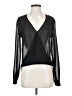 WAYF 100% Polyester Black Long Sleeve Blouse Size XS - photo 1