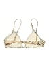 Rhythm. Animal Print Gold Swimsuit Top Size M - photo 2