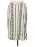St. John Chevron-herringbone Ivory Casual Skirt Size 6 - photo 1