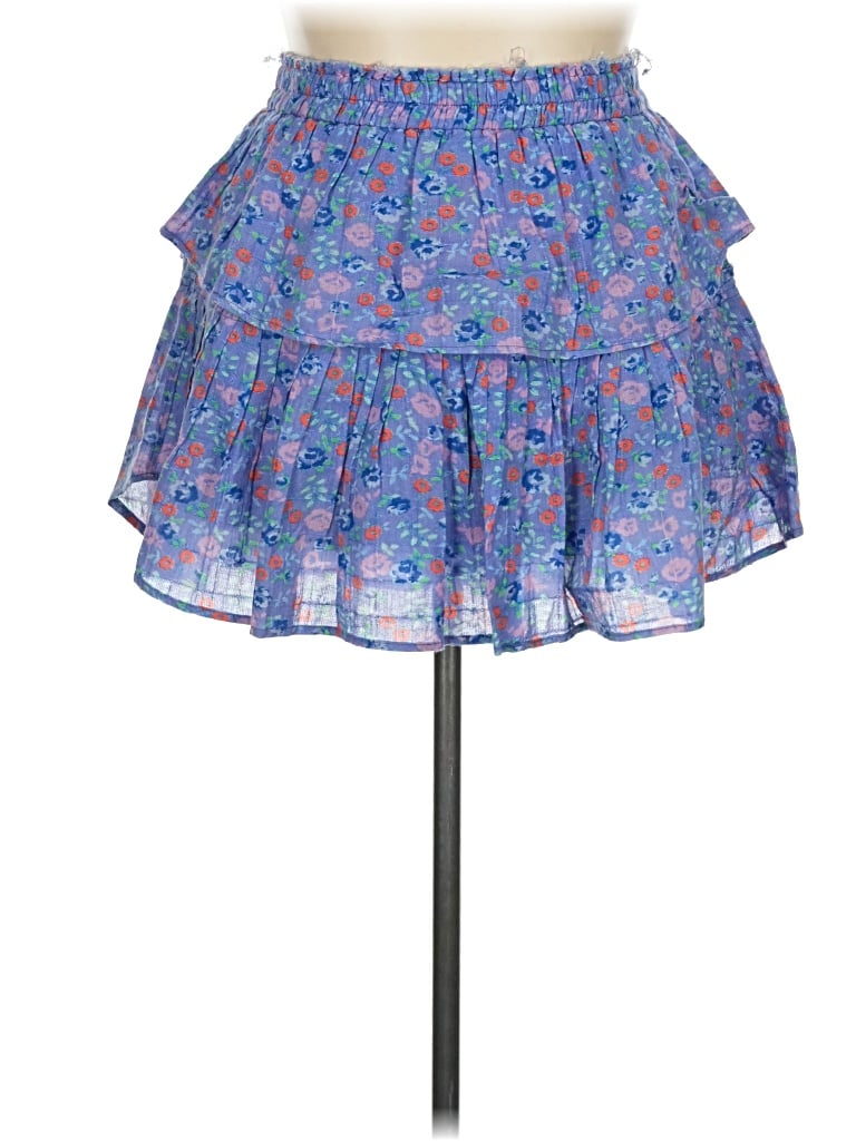 Pre-owned Loveshackfancy Casual Skirt In Blue