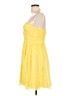 J.Crew 100% Polyester Yellow Cocktail Dress Size 10 - photo 5