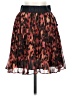 DKNY 100% Polyester Animal Print Red Casual Skirt Size XS - photo 1