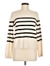 Vero Moda Stripes Ivory Pullover Sweater Size M - photo 1