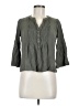 CeCe 100% Rayon Gray 3/4 Sleeve Blouse Size S - photo 1