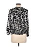 Gracia 100% Polyester Black Long Sleeve Blouse Size L - photo 2
