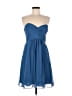 Assorted Brands 100% Polyester Blue Cocktail Dress Size 8 - photo 1