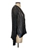 BCBGMAXAZRIA Metallic Black Cardigan Size XS - photo 4