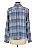 Cato Plaid Blue 3/4 Sleeve Blouse Size L - photo 2