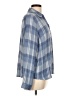 Cato Plaid Blue 3/4 Sleeve Blouse Size L - photo 4