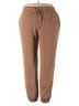 MIHOLL Solid Brown Casual Pants Size XXL - photo 1