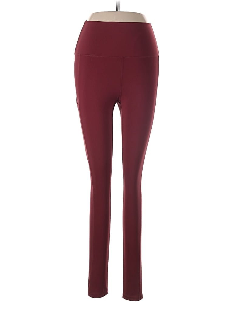 Pre-owned Ever Active Pants In Burgundy