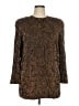 Carmen Marc Valvo Brown Coat Size 14 - photo 1