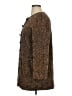 Carmen Marc Valvo Brown Coat Size 14 - photo 5