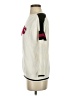 AVARA Graphic Ivory Pullover Sweater Size S - photo 5